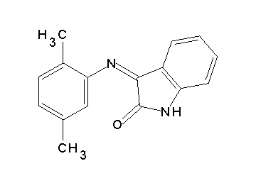 3-[(2,5-dimethylphenyl)imino]-1,3-dihydro-2H-indol-2-one
