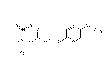 N'-[4-(methylsulfanyl)benzylidene]-2-nitrobenzohydrazide