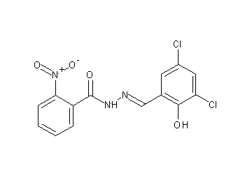 N'-(3,5-dichloro-2-hydroxybenzylidene)-2-nitrobenzohydrazide