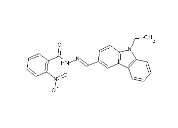 N'-[(9-ethyl-9H-carbazol-3-yl)methylene]-2-nitrobenzohydrazide