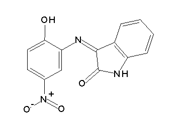 3-[(2-hydroxy-5-nitrophenyl)imino]-1,3-dihydro-2H-indol-2-one