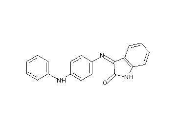 3-[(4-anilinophenyl)imino]-1,3-dihydro-2H-indol-2-one