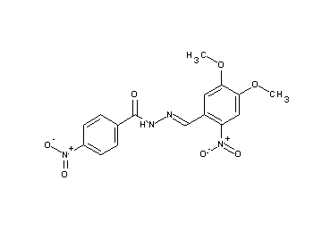 N'-(4,5-dimethoxy-2-nitrobenzylidene)-4-nitrobenzohydrazide