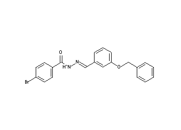 N'-[3-(benzyloxy)benzylidene]-4-bromobenzohydrazide