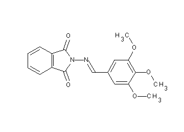 2-[(3,4,5-trimethoxybenzylidene)amino]-1H-isoindole-1,3(2H)-dione
