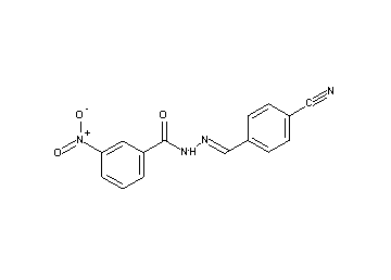 N'-(4-cyanobenzylidene)-3-nitrobenzohydrazide