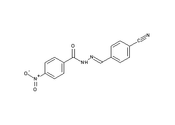 N'-(4-cyanobenzylidene)-4-nitrobenzohydrazide