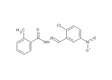N'-(2-chloro-5-nitrobenzylidene)-2-methylbenzohydrazide