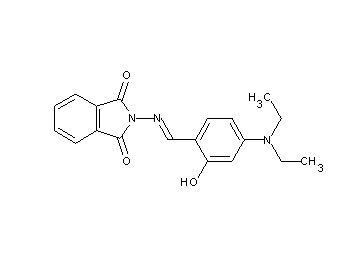 2-{[4-(diethylamino)-2-hydroxybenzylidene]amino}-1H-isoindole-1,3(2H)-dione