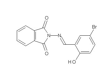 2-[(5-bromo-2-hydroxybenzylidene)amino]-1H-isoindole-1,3(2H)-dione