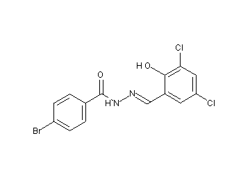 4-bromo-N'-(3,5-dichloro-2-hydroxybenzylidene)benzohydrazide