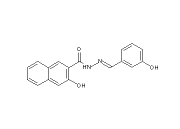3-hydroxy-N'-(3-hydroxybenzylidene)-2-naphthohydrazide