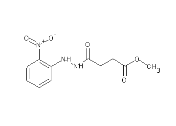methyl 4-[2-(2-nitrophenyl)hydrazino]-4-oxobutanoate