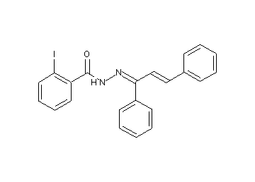 N'-(1,3-diphenyl-2-propen-1-ylidene)-2-iodobenzohydrazide