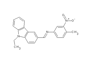 N-[(9-ethyl-9H-carbazol-3-yl)methylene]-4-methyl-3-nitroaniline