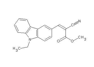 methyl 2-cyano-3-(9-ethyl-9H-carbazol-3-yl)acrylate
