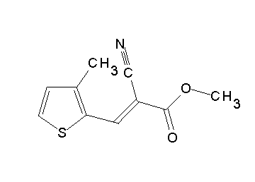 methyl 2-cyano-3-(3-methyl-2-thienyl)acrylate