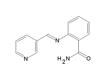 2-[(3-pyridinylmethylene)amino]benzamide