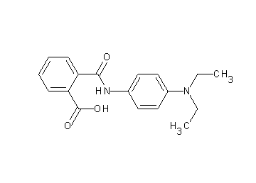 2-({[4-(diethylamino)phenyl]amino}carbonyl)benzoic acid