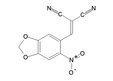 [(6-nitro-1,3-benzodioxol-5-yl)methylene]malononitrile