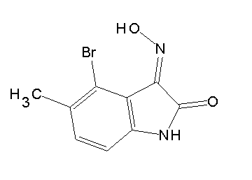 4-bromo-5-methyl-1H-indole-2,3-dione 3-oxime
