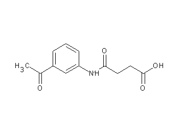 4-[(3-acetylphenyl)amino]-4-oxobutanoic acid