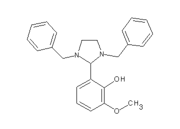 2-(1,3-dibenzyl-2-imidazolidinyl)-6-methoxyphenol