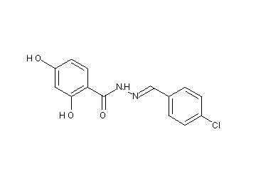 N'-(4-chlorobenzylidene)-2,4-dihydroxybenzohydrazide