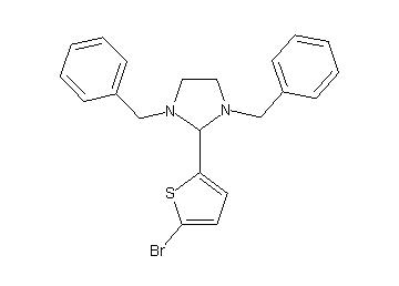 1,3-dibenzyl-2-(5-bromo-2-thienyl)imidazolidine