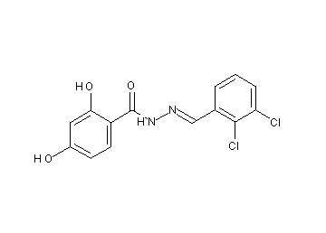 N'-(2,3-dichlorobenzylidene)-2,4-dihydroxybenzohydrazide