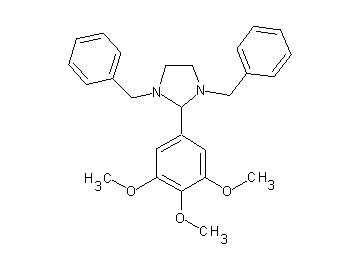1,3-dibenzyl-2-(3,4,5-trimethoxyphenyl)imidazolidine