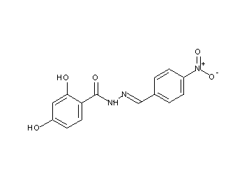 2,4-dihydroxy-N'-(4-nitrobenzylidene)benzohydrazide
