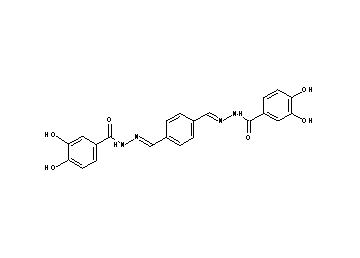N',N''-[1,4-phenylenedi(methylylidene)]bis(3,4-dihydroxybenzohydrazide)
