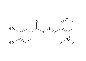 3,4-dihydroxy-N'-(2-nitrobenzylidene)benzohydrazide