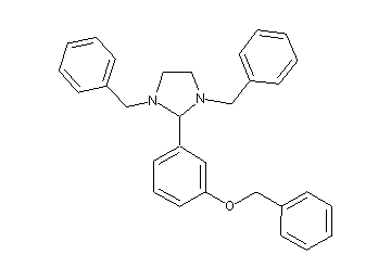 1,3-dibenzyl-2-[3-(benzyloxy)phenyl]imidazolidine