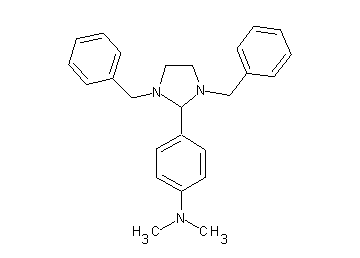 4-(1,3-dibenzyl-2-imidazolidinyl)-N,N-dimethylaniline