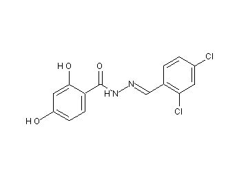 N'-(2,4-dichlorobenzylidene)-2,4-dihydroxybenzohydrazide