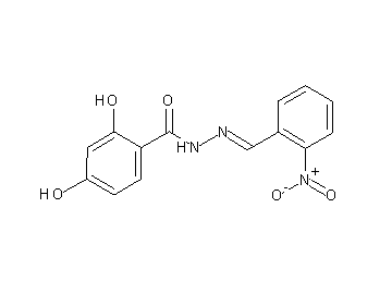 2,4-dihydroxy-N'-(2-nitrobenzylidene)benzohydrazide
