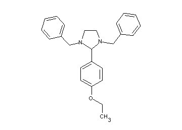 1,3-dibenzyl-2-(4-ethoxyphenyl)imidazolidine