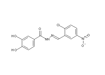 N'-(2-chloro-5-nitrobenzylidene)-3,4-dihydroxybenzohydrazide