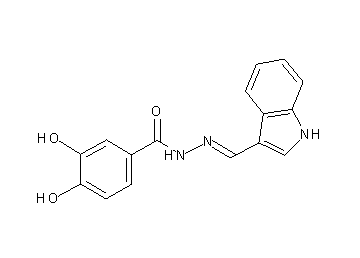 3,4-dihydroxy-N'-(1H-indol-3-ylmethylene)benzohydrazide