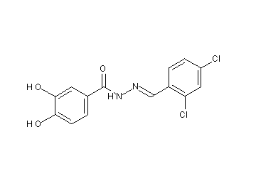 N'-(2,4-dichlorobenzylidene)-3,4-dihydroxybenzohydrazide