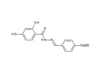 N'-(4-cyanobenzylidene)-2,4-dihydroxybenzohydrazide