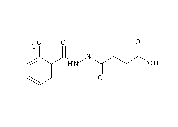 4-[2-(2-methylbenzoyl)hydrazino]-4-oxobutanoic acid