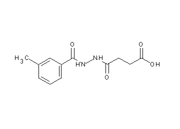 4-[2-(3-methylbenzoyl)hydrazino]-4-oxobutanoic acid