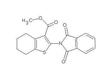 methyl 2-(1,3-dioxo-1,3-dihydro-2H-isoindol-2-yl)-4,5,6,7-tetrahydro-1-benzothiophene-3-carboxylate - Click Image to Close