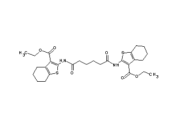 diethyl 2,2'-[(1,6-dioxo-1,6-hexanediyl)di(imino)]bis(4,5,6,7-tetrahydro-1-benzothiophene-3-carboxylate)
