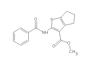 methyl 2-(benzoylamino)-5,6-dihydro-4H-cyclopenta[b]thiophene-3-carboxylate