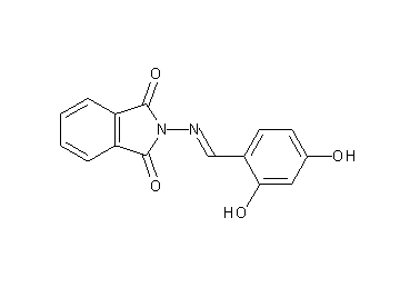 2-[(2,4-dihydroxybenzylidene)amino]-1H-isoindole-1,3(2H)-dione