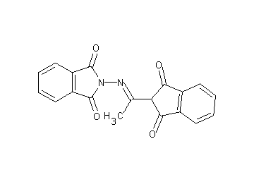 2-{[1-(1,3-dioxo-2,3-dihydro-1H-inden-2-yl)ethylidene]amino}-1H-isoindole-1,3(2H)-dione